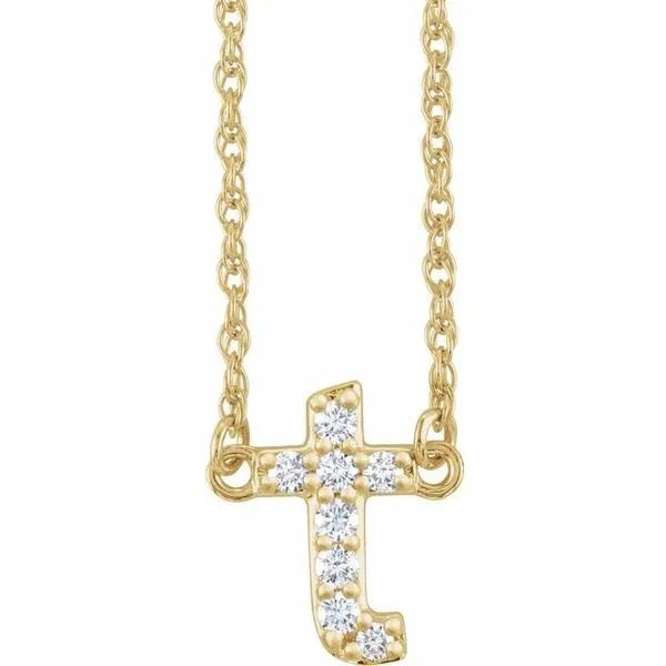 Lowercase Initial Necklace Hopman Jewelers Elkhart, IN