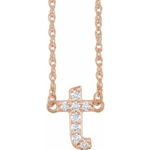 Lowercase Initial Necklace Hopman Jewelers Elkhart, IN