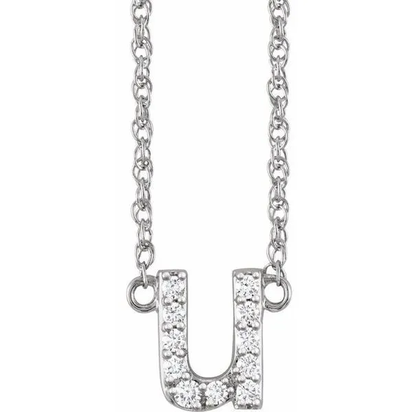 Lowercase Initial Necklace Hopman Jewelers Elkhart, IN