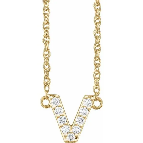 Lowercase Initial Necklace Hopman Jewelers Elkhart, IN
