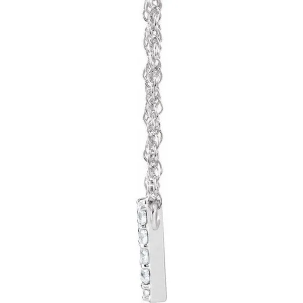 Lowercase Initial Necklace Image 2 Northwood Jewelers Northwood, OH