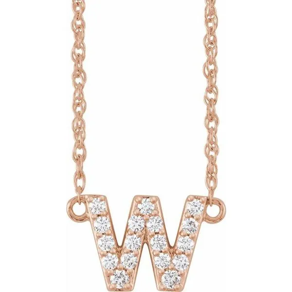 Lowercase Initial Necklace Hopman Jewelers Elkhart, IN