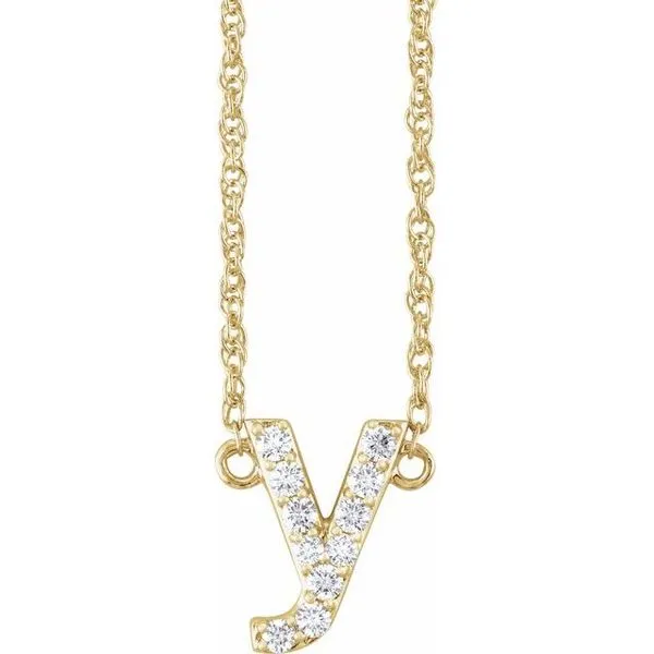 Lowercase Initial Necklace Hopman Jewelers Elkhart, IN