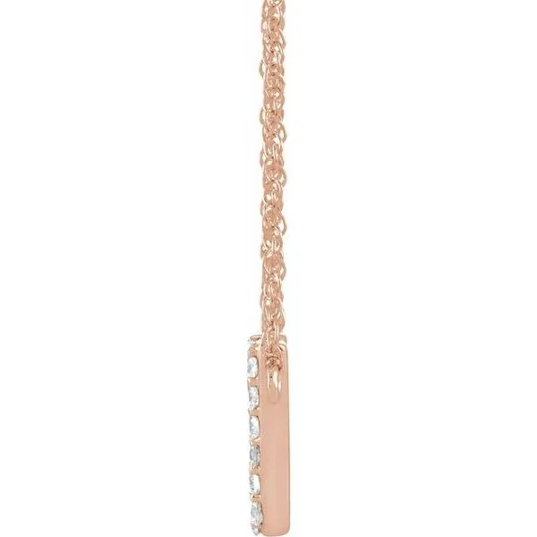 Lowercase Initial Necklace Image 2 Rasmussen Jewelers Spanish Fork, UT