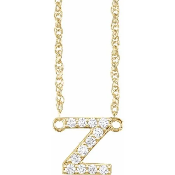 Lowercase Initial Necklace Hopman Jewelers Elkhart, IN