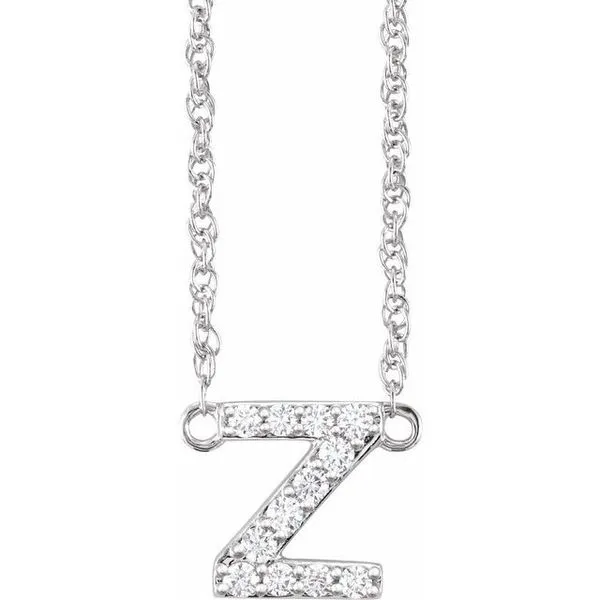 Lowercase Initial Necklace Hopman Jewelers Elkhart, IN