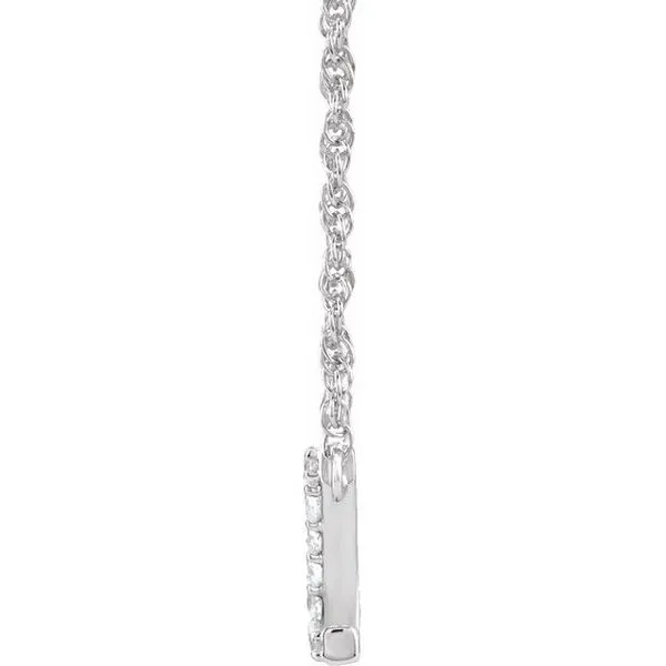 Lowercase Initial Necklace Image 2 Northwood Jewelers Northwood, OH