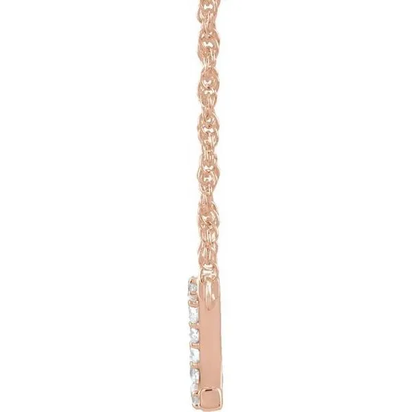 Lowercase Initial Necklace Image 2 Rasmussen Jewelers Spanish Fork, UT