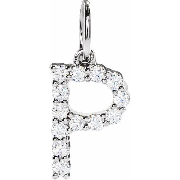 Accented Initial Necklace Gysbers Jewelry Waupun, WI