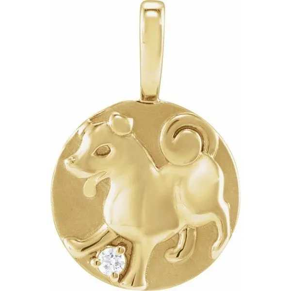 Accented Chinese Zodiac Pendant Ellsworth Jewelers Ellsworth, ME
