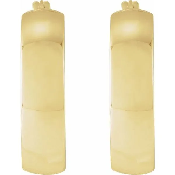 Tube Hoop Earrings Image 2 Rasmussen Jewelers Spanish Fork, UT