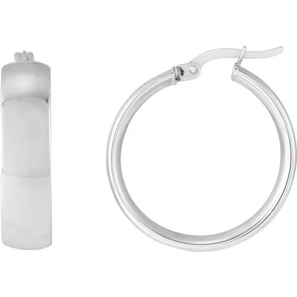 Tube Hoop Earrings Hopman Jewelers Elkhart, IN