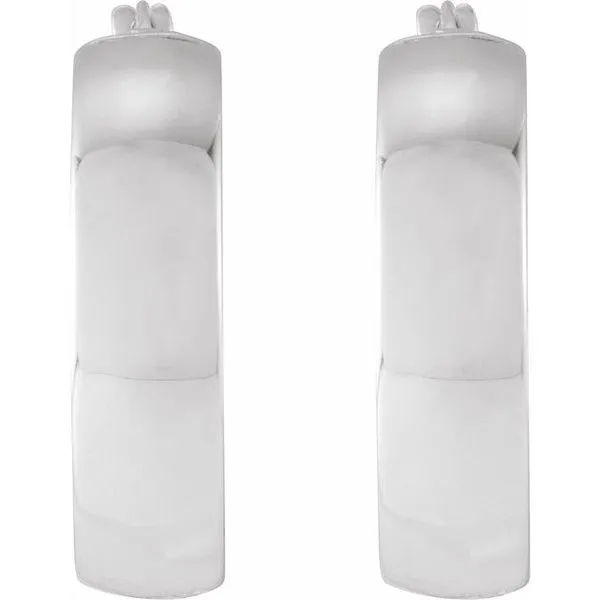 Tube Hoop Earrings Image 2 Rasmussen Jewelers Spanish Fork, UT