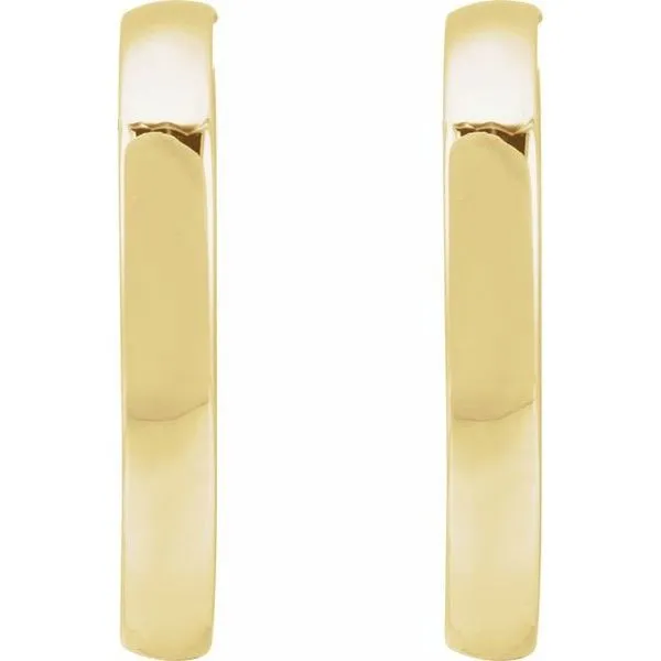 Tube Hoop Earrings Image 2 Rasmussen Jewelers Spanish Fork, UT