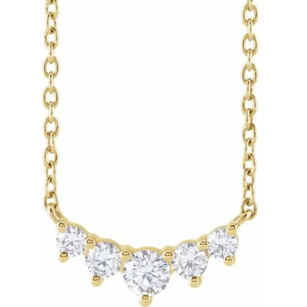 Lab-Grown Diamond Graduated Necklace Rasmussen Jewelers Spanish Fork, UT