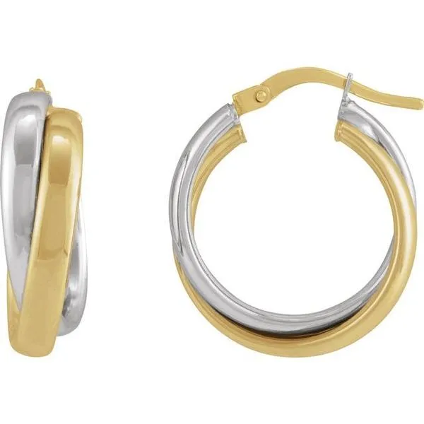 Double Tube Hoop Earrings Cravens & Lewis Jewelers Georgetown, KY