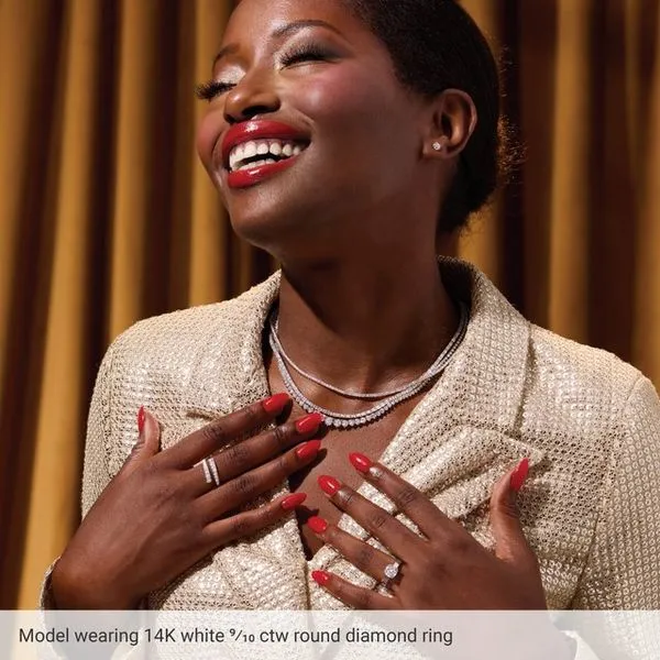 Lab-Grown Diamond Bypass Ring Image 5 Arnold's Jewelry and Gifts Logansport, IN