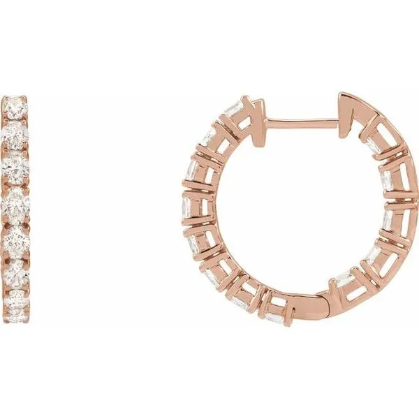 Inside-Outside Hoop Earrings Hart's Jewelers Grants Pass, OR
