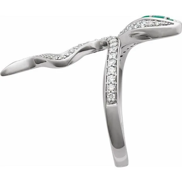 Accented Snake Ring Image 3 Atlanta West Jewelry Douglasville, GA