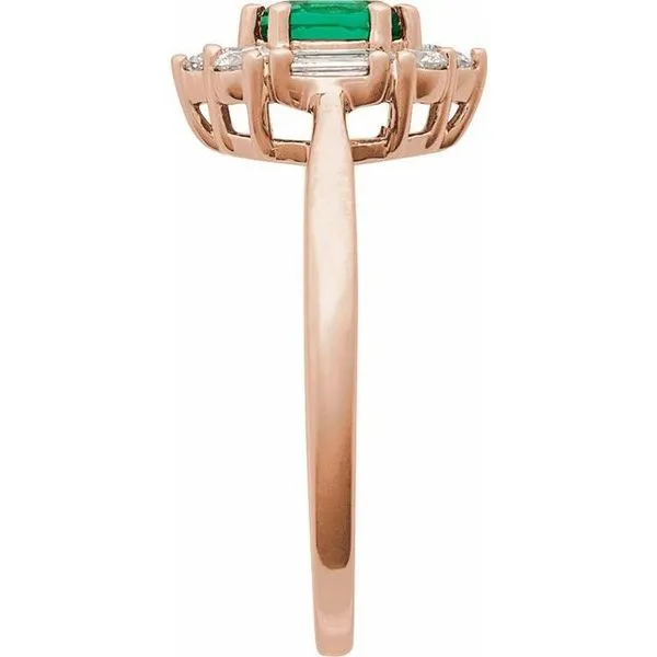 Halo-Style Ring Image 3 James & Williams Jewelers Berwyn, IL