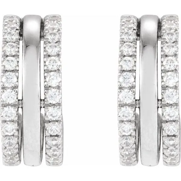 Accented Earrings Image 2 Avitabile Fine Jewelers Hanover, MA