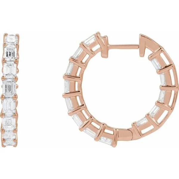 Inside-Outside Hoop Earrings Hopman Jewelers Elkhart, IN