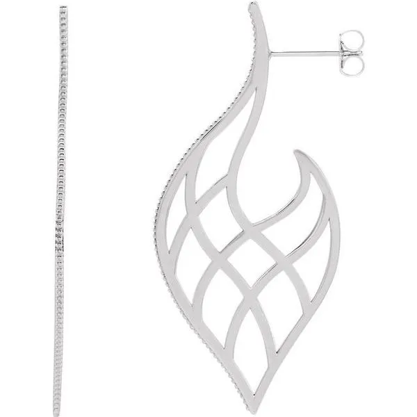 Freeform Earrings D'Errico Jewelry Scarsdale, NY