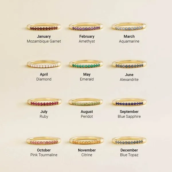 Birthstone Stackable Ring Image 5 SIERRA MOON Auburn, CA