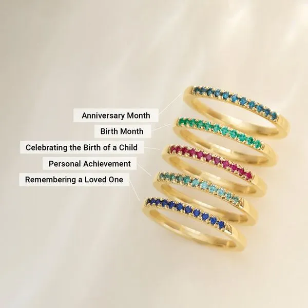Birthstone Stackable Ring Image 5 SIERRA MOON Auburn, CA