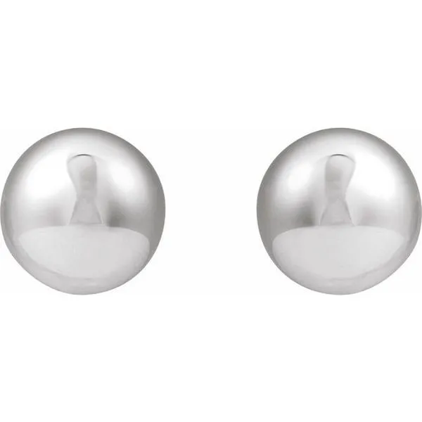 Electroform Domed Earrings Image 2 D'Errico Jewelry Scarsdale, NY