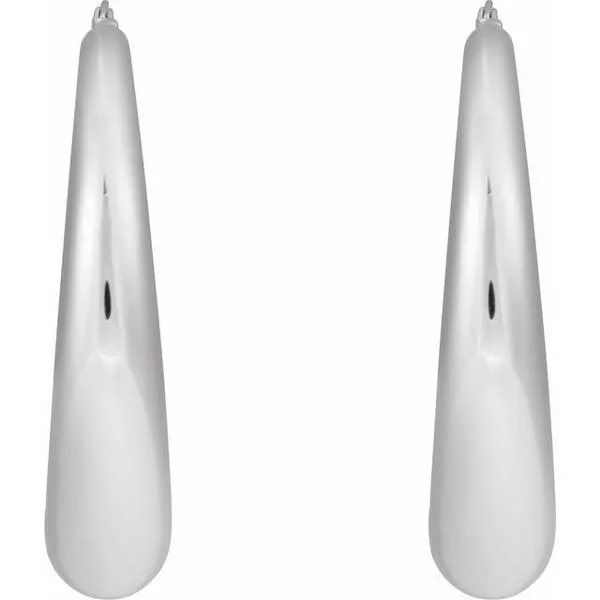 Electroform Puffed Hoop Earrings Image 2 James & Williams Jewelers Berwyn, IL