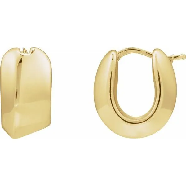 Electroform Puffed Hoop Earrings Henry B. Ball Jewelers Canton, OH