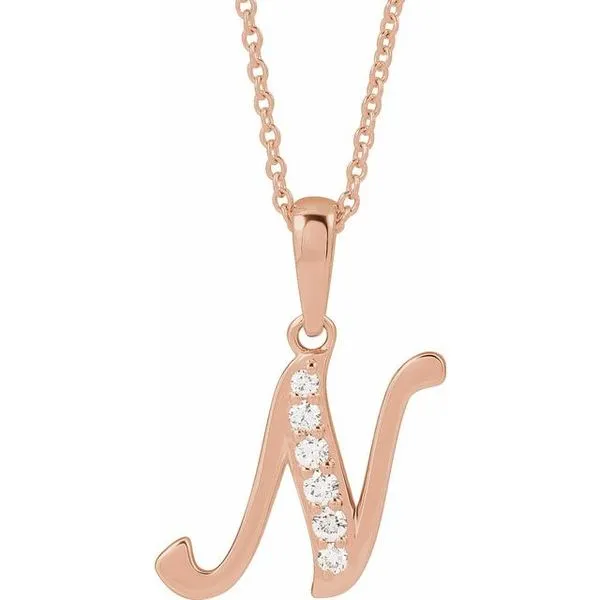 Accented Initial Necklace Grayson & Co. Jewelers Iron Mountain, MI