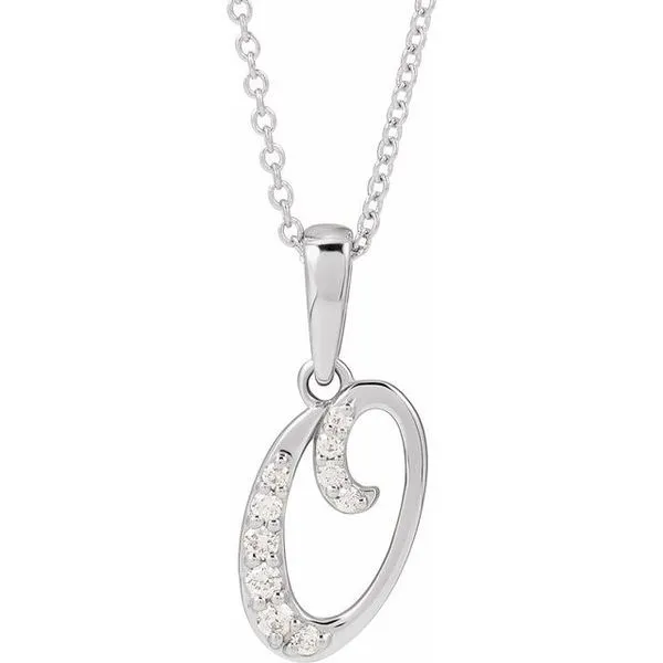 Accented Initial Necklace Grayson & Co. Jewelers Iron Mountain, MI