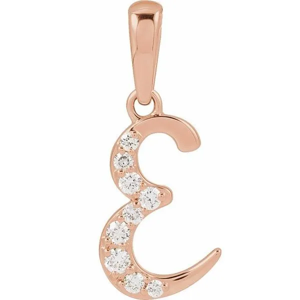 Accented Initial Necklace Hopman Jewelers Elkhart, IN