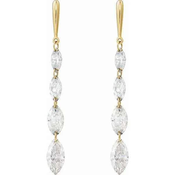 Lab-Grown Diamond Earrings Image 2 Hopman Jewelers Elkhart, IN