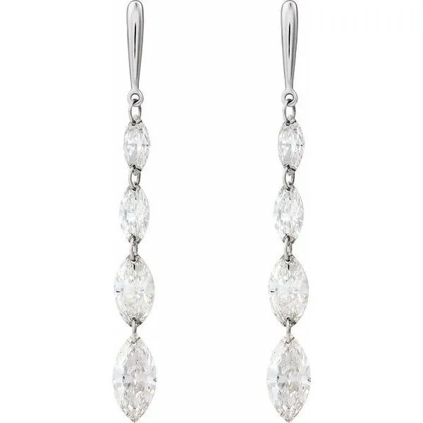 Lab-Grown Diamond Earrings Image 2 Hopman Jewelers Elkhart, IN