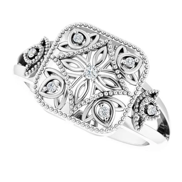 Granulated Filigree Ring Image 5 Milan's Jewelry Inc Sarasota, FL