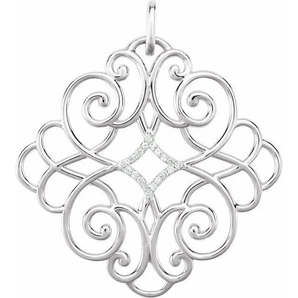 Filigree Scroll Pendant Arnold's Jewelry and Gifts Logansport, IN