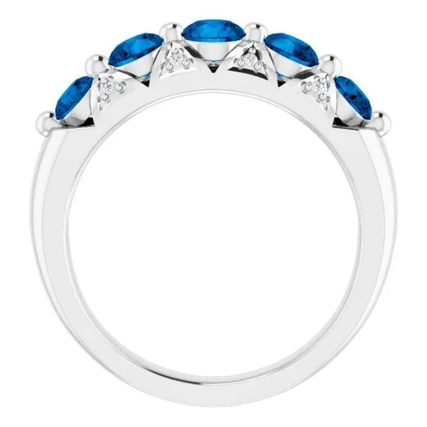 Five-Stone Ring Image 2 Jewelry Design Studio Jensen Beach, FL