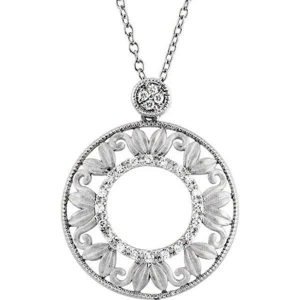 Accented Circle Necklace Holly's Jewelry Mountain Home, AR