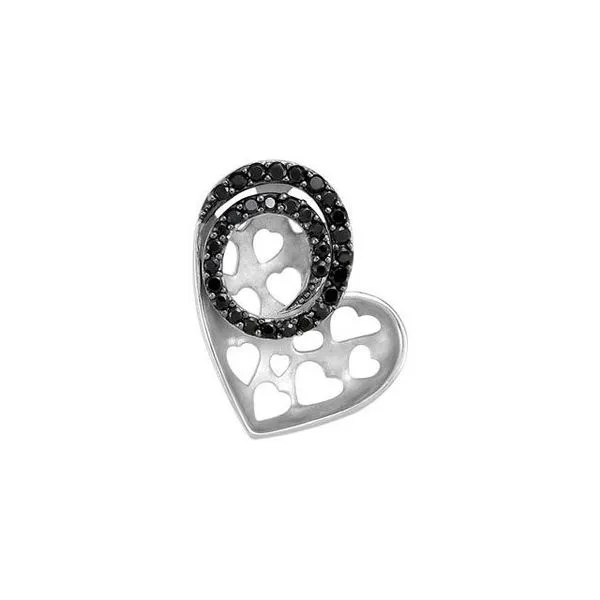 Black Spinel Heart Pendant Holly's Jewelry Mountain Home, AR