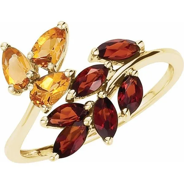 Leaf Design Bypass Ring John E. Koller Jewelry Designs owasso, OK