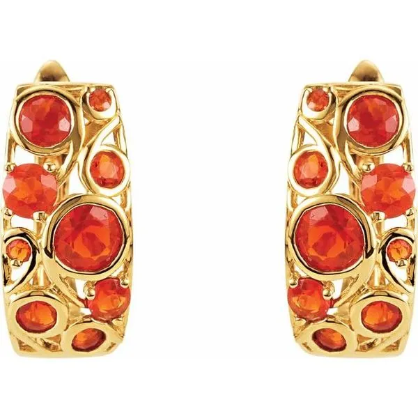 Hinged Hoop Earrings Image 2 Holly's Jewelry Mountain Home, AR