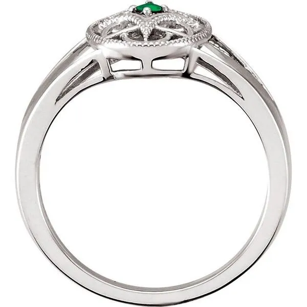 Granulated Filigree Ring Image 2 M. J. Thomas Jewelers, Ltd. Stratford, CT