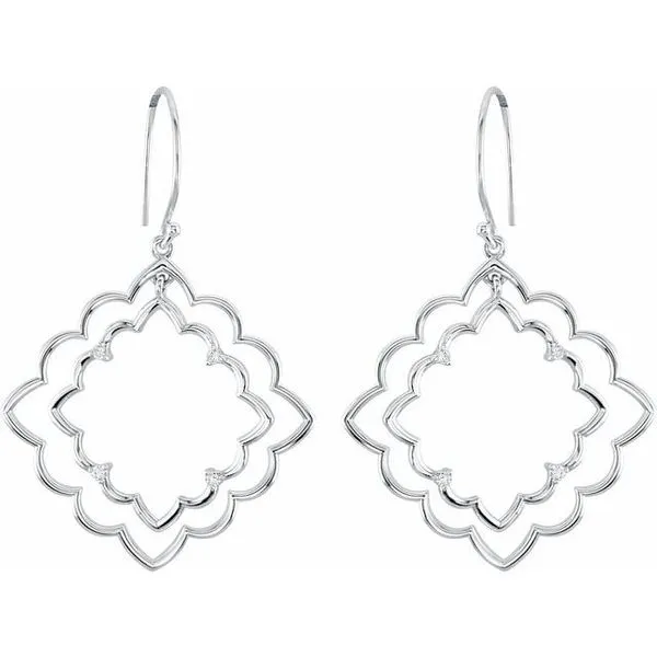 Accented Dangle Earrings Image 2 Holly's Jewelry Mountain Home, AR