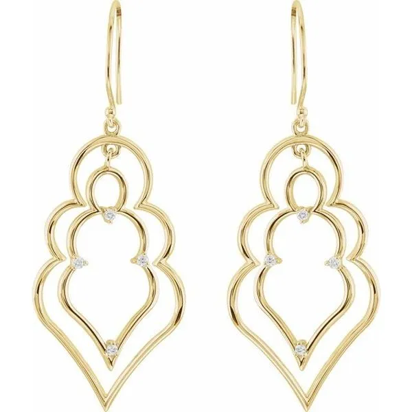 Freeform Earrings Image 2 Hart's Jewelers Grants Pass, OR