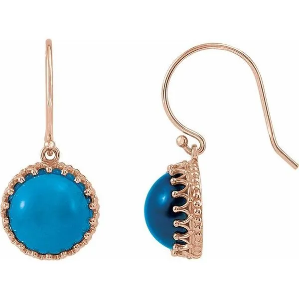 Cabochon Crown Earrings Holly's Jewelry Mountain Home, AR