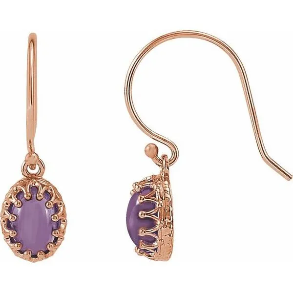 Cabochon Crown Earrings Jewelry Design Studio Jensen Beach, FL