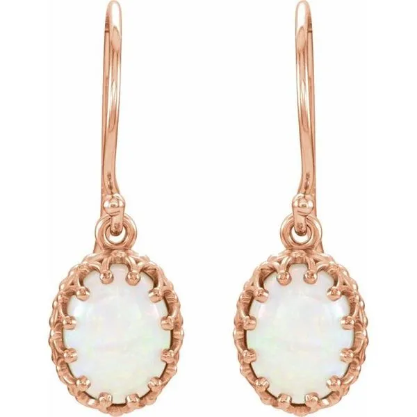 Cabochon Crown Earrings Image 2 Arnold's Jewelry and Gifts Logansport, IN